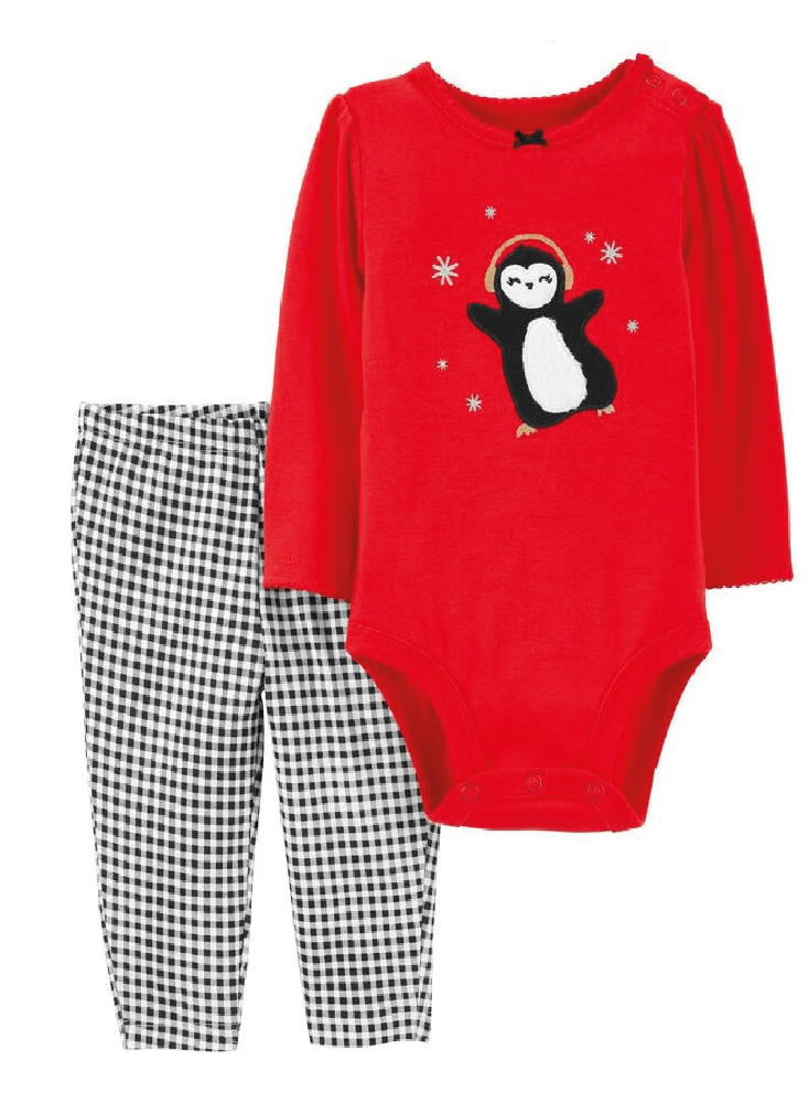 Conjunto 2 Piezas Pinguinos