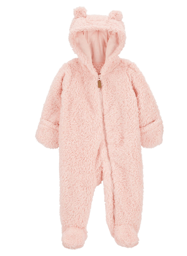 Pijama Enteriza Osita Rosa