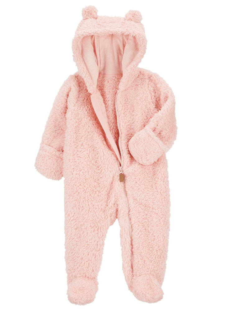 Pijama Enteriza Osita Rosa