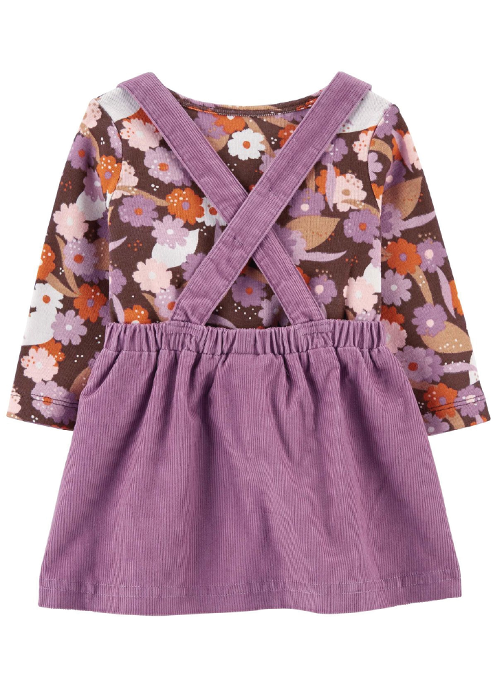 Vestido 3 Piezas Conejita Lila