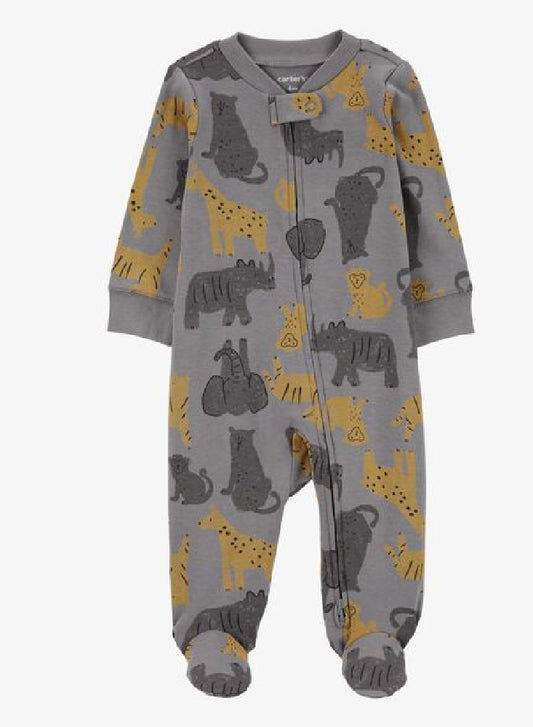 PIJAMA ENTERIZA ANIMALES OSCUROS