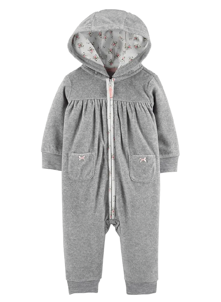 Pijama Con Capota Florecitas