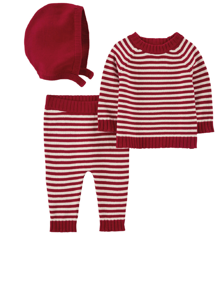 Conjunto 3 Piezas Tejido