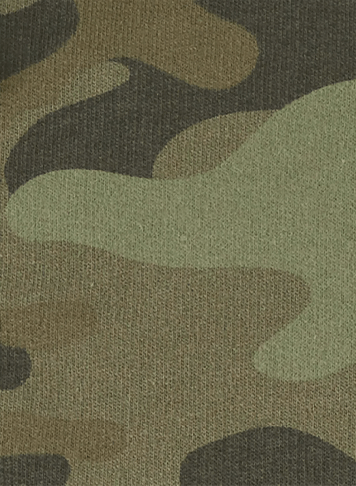 Conjunto 3 Piezas Con Chaqueta Camuflada