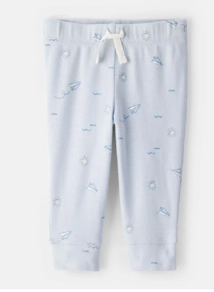 CONJUNTO 4 PIEZAS AVIONCITOS AZUL