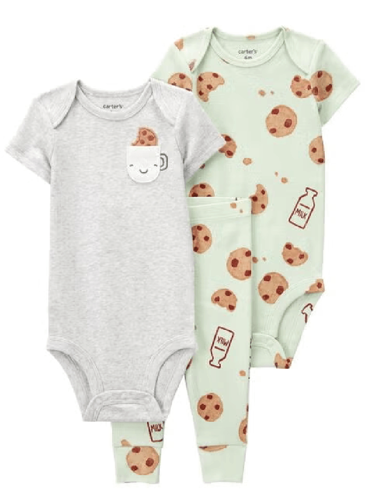 CONJUNTO 3 PIEZAS GALLETITAS
