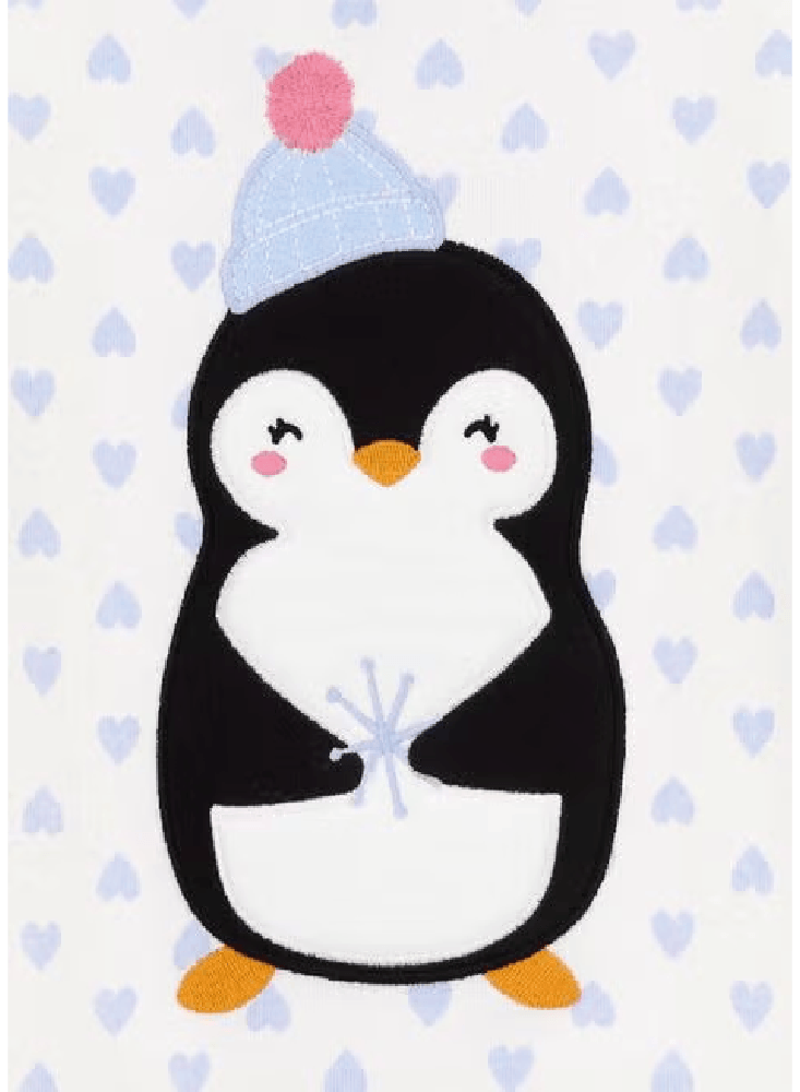 Pijama Enteriza Pinguinitos x 2