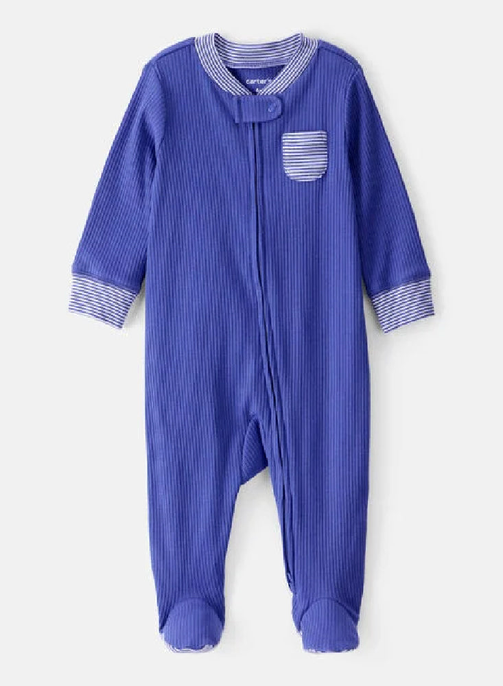 PIJAMA ENTERIZA AZUL OSCURA
