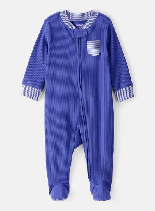 PIJAMA ENTERIZA AZUL OSCURA