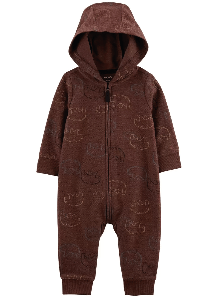 Pijamas Enteriza Con Capota Osito