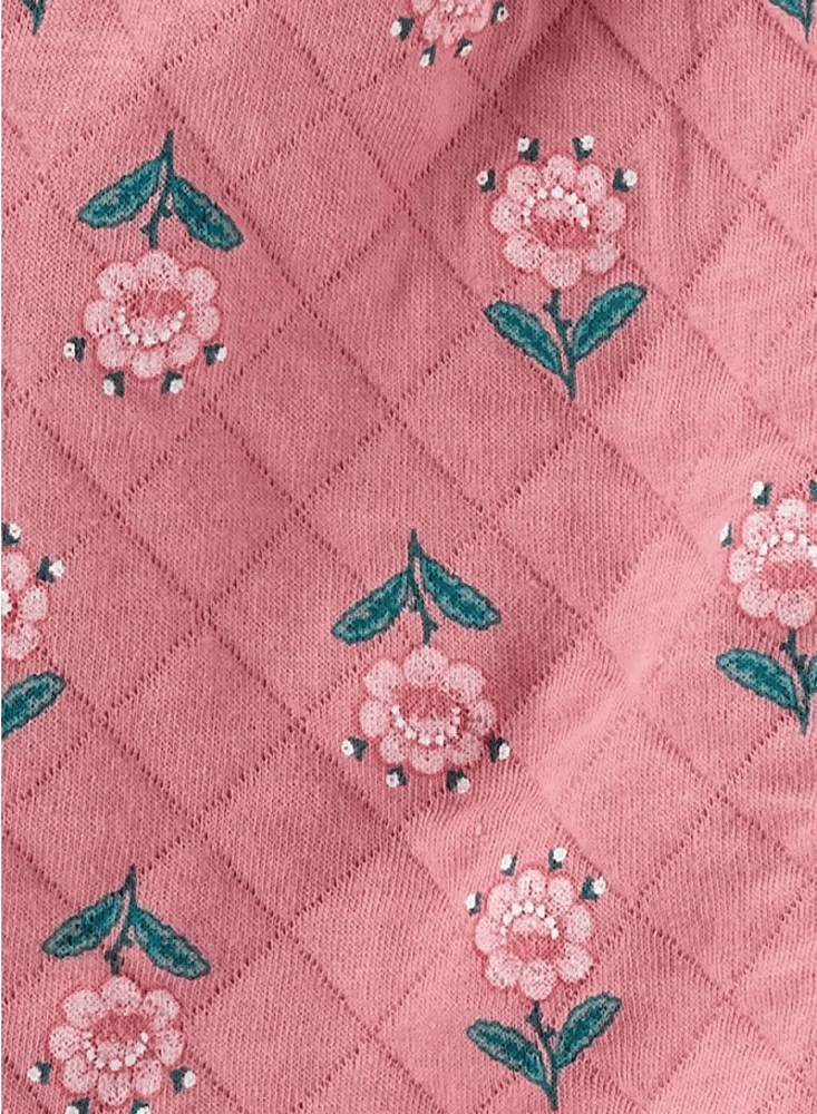 Conjunto 3 Piezas con Chaleco Floral