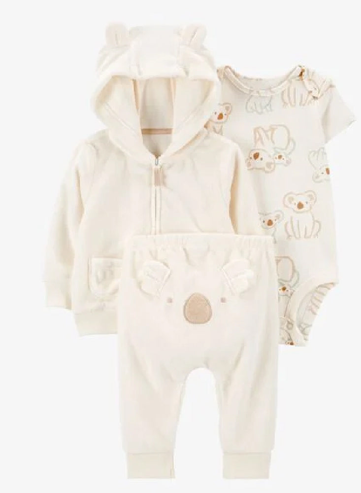 CONJUNTO 3 PIEZAS KOALITA BEIGE