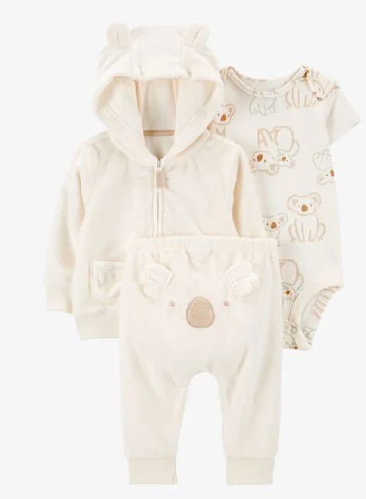 CONJUNTO 3 PIEZAS KOALITA BEIGE