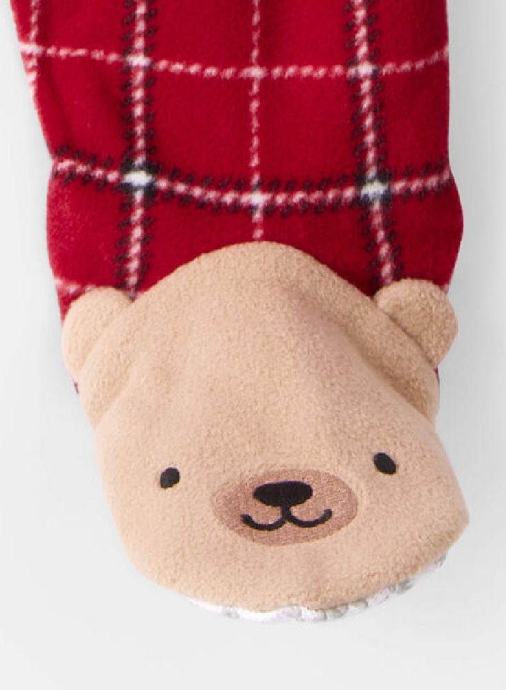 Pijama Termica Navidad Ositos Con Piecitos