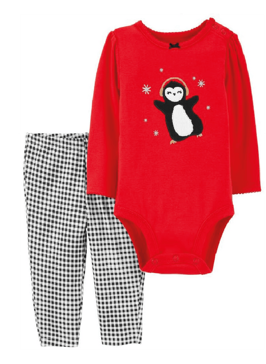 Conjunto 2 Piezas Pinguinos