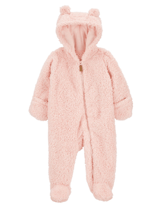 Pijama Enteriza Osita Rosa