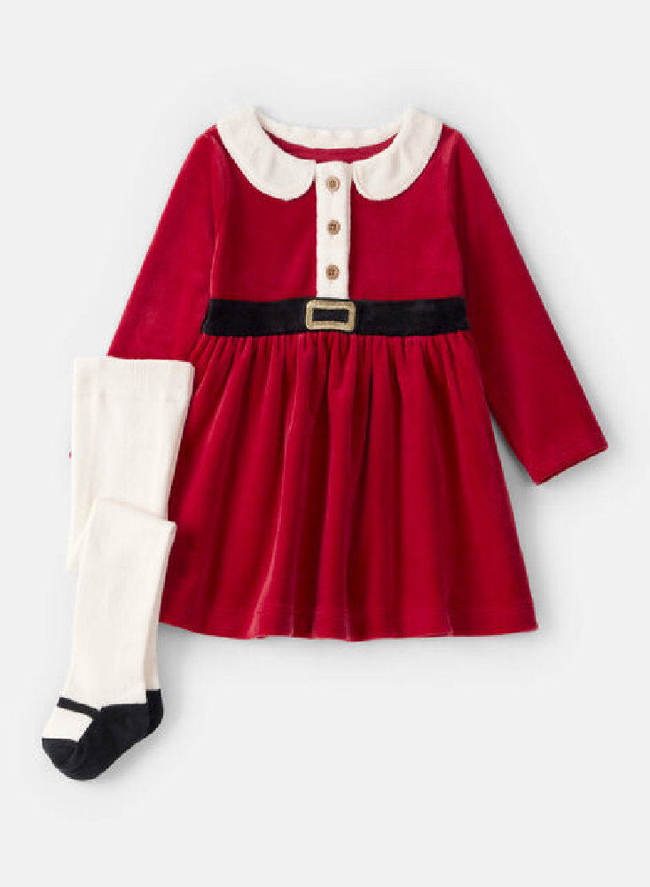 Vestido Navidad con Medias