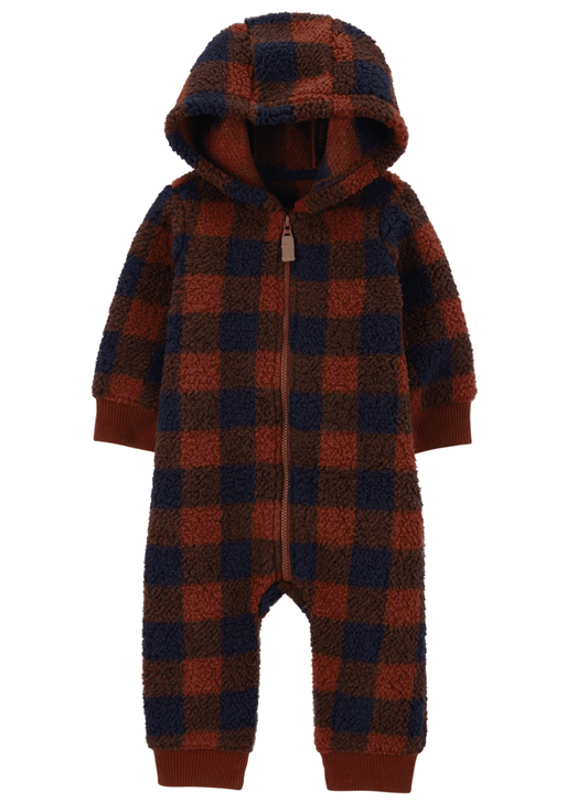 Pijama de sherpa diseño Cuadros