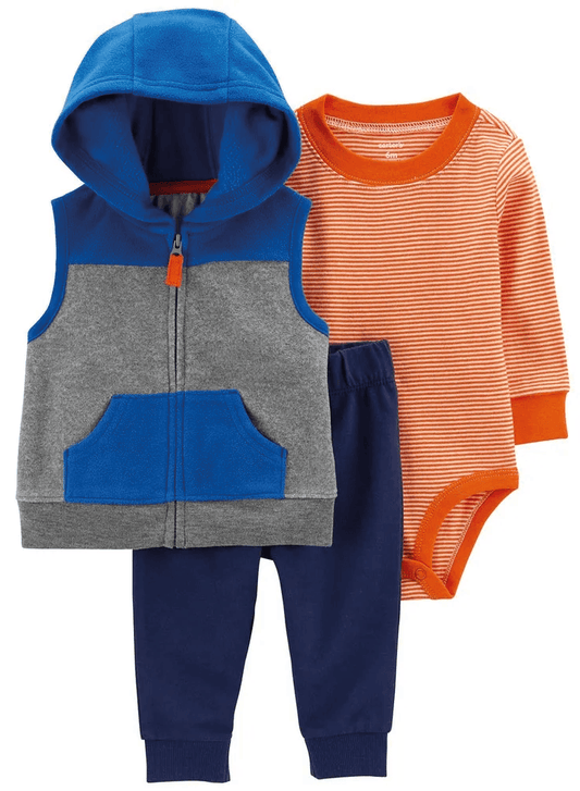 Conjunto 3 Piezas Con Chaleco