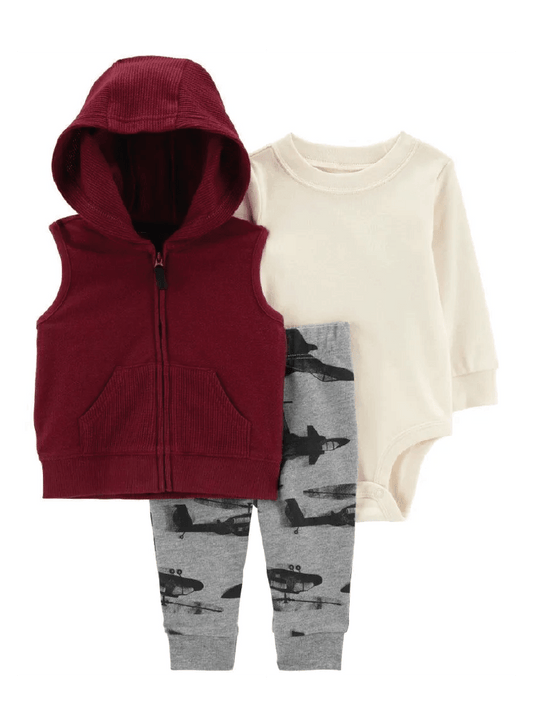Conjunto De 3 Piezas De Aviones