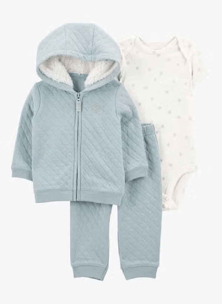 CONJUNTO 3 PIEZAS TERMICO AZUL