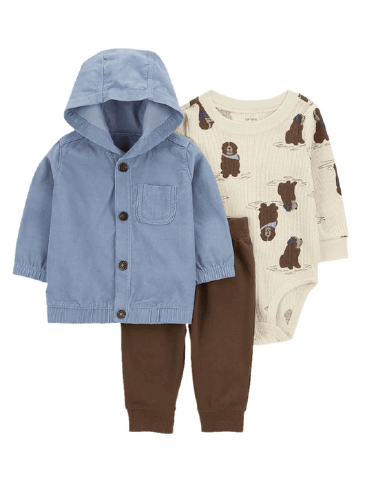 Conjunto 3 Piezas Perritos