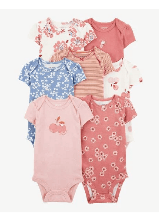 SET BODYS X 7 FLORECITAS