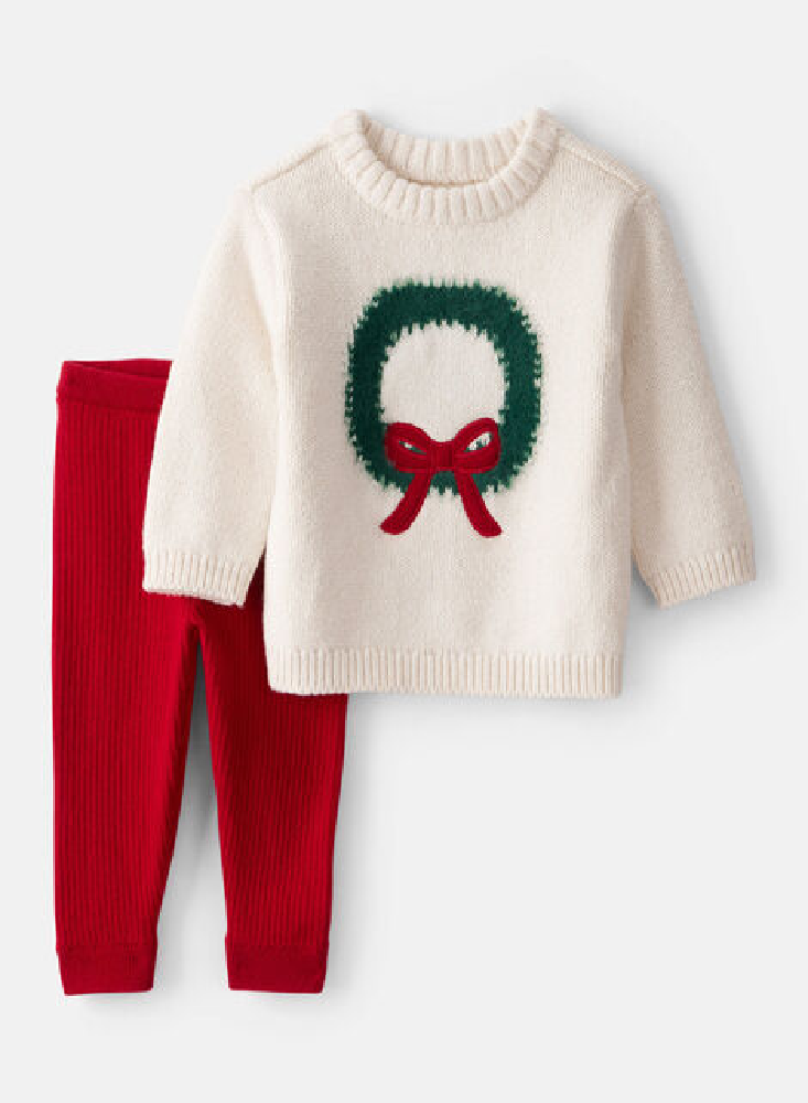 CONJUNTO 2 PIEZAS NAVIDAD SWEATER
