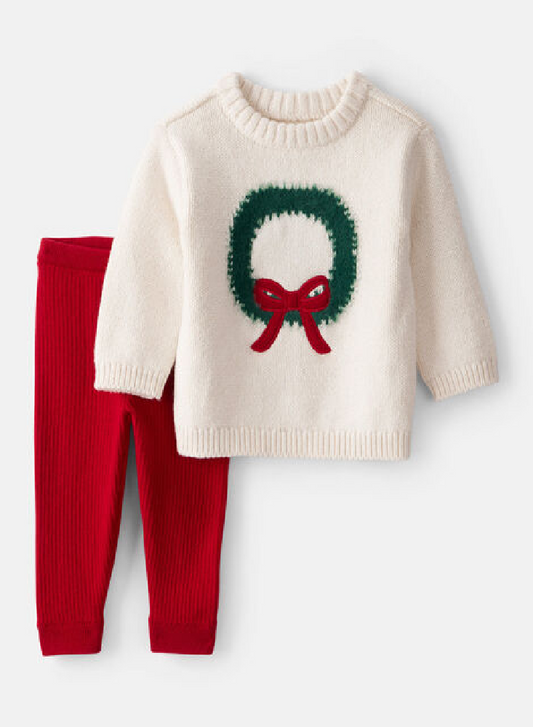 CONJUNTO 2 PIEZAS NAVIDAD SWEATER