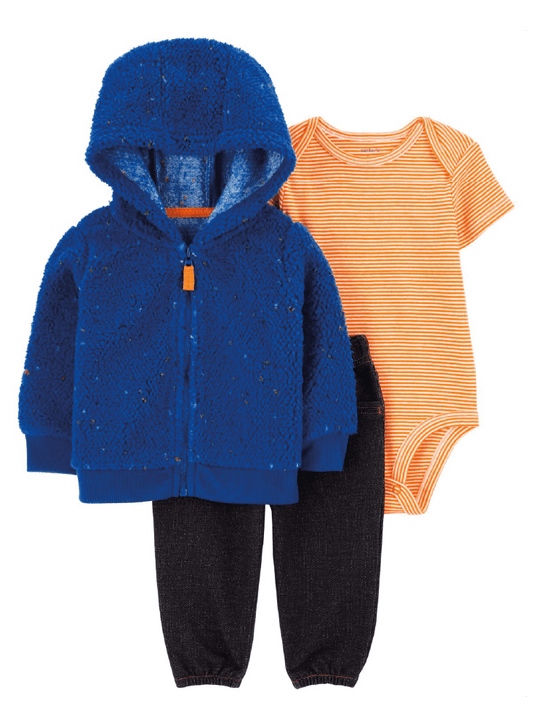 Conjunto 3 Piezas Con Chaqueta Sherpa