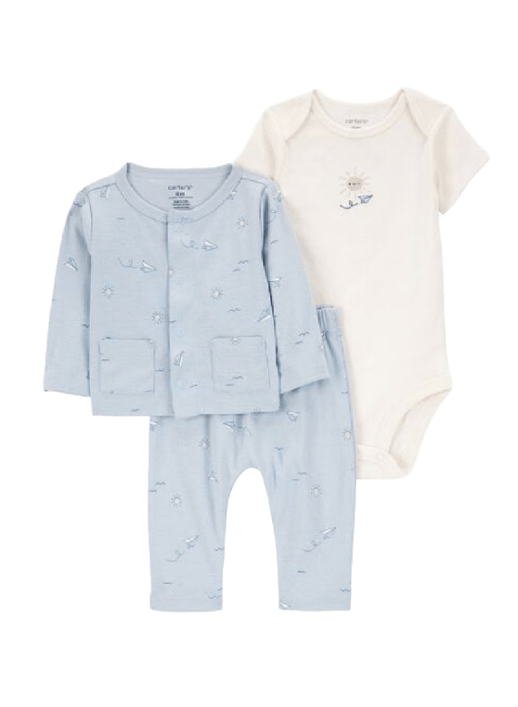CONJUNTO 3 PIEZAS AVIONCITOS